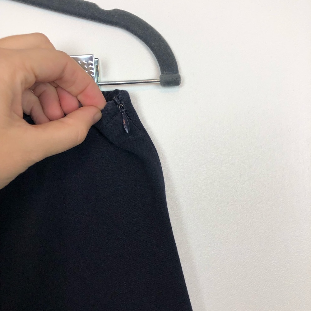 Eileen Fisher Midnight Navy Slim Ankle Pants - Picture 3 of 5